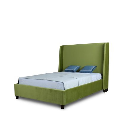 MANHATTAN COMFORT Parlay Full-Size Bed in Pine Green BD006-FL-PG
